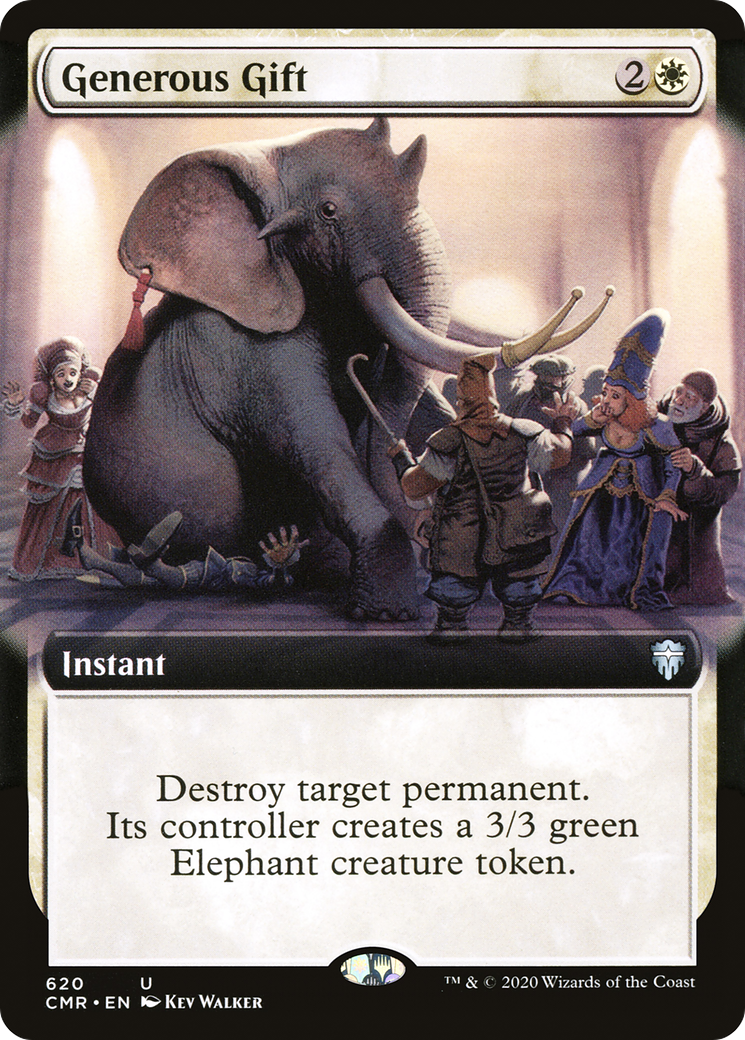 Generous Gift (Extended Art)  (CMR-620) - Commander Legends: (Extended Art)