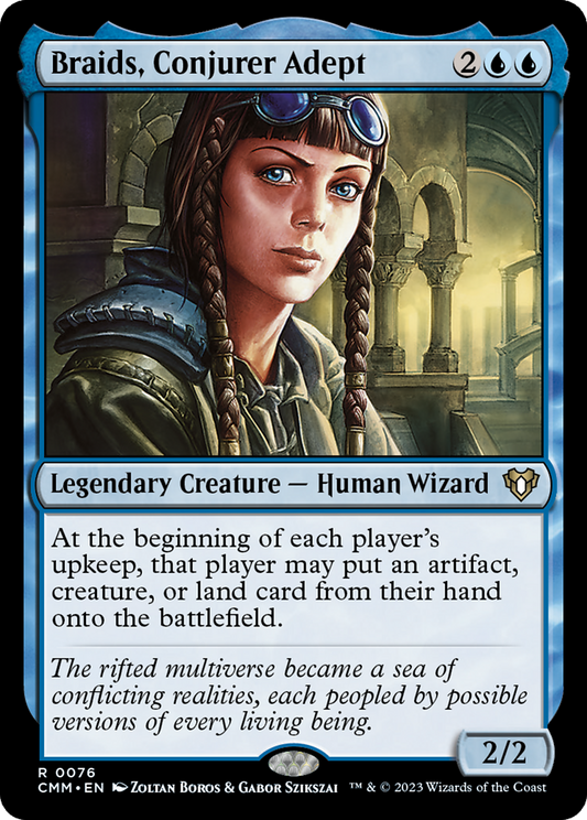 Braids, Conjurer Adept (CMM-076) - Commander Masters