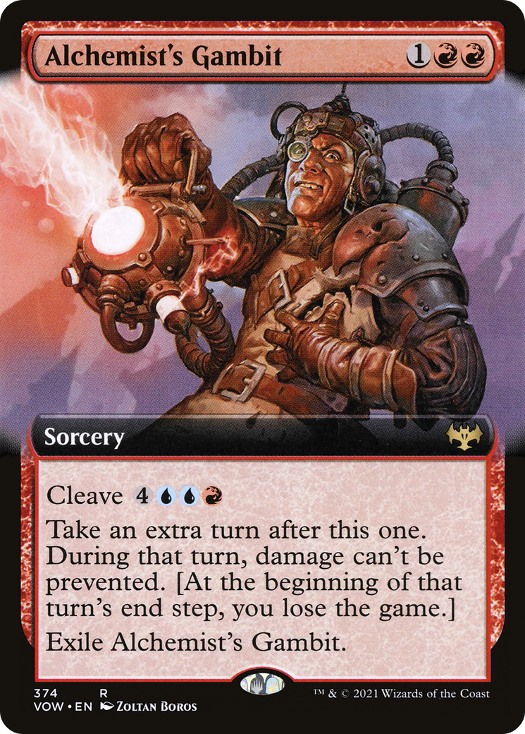 Alchemist's Gambit (VOW-374) - Innistrad: Crimson Vow: (Extended Art)