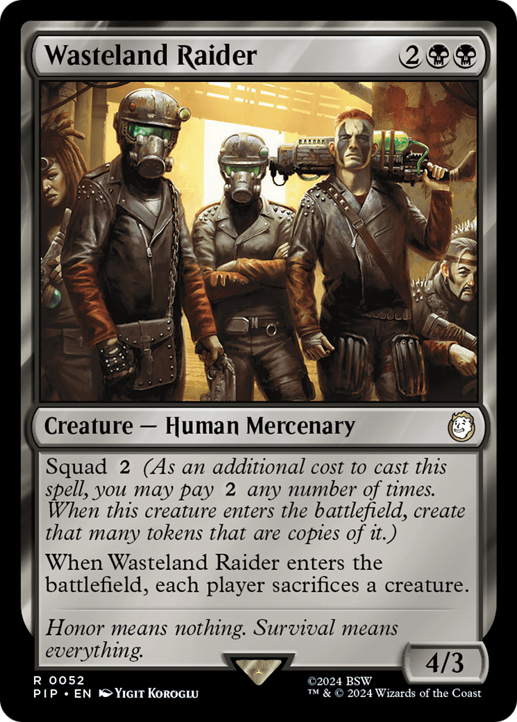 Wasteland Raider (PIP-052) - Fallout