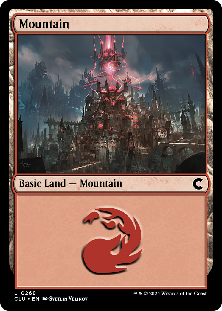 Mountain (CLU-268) - Ravnica: Clue Edition