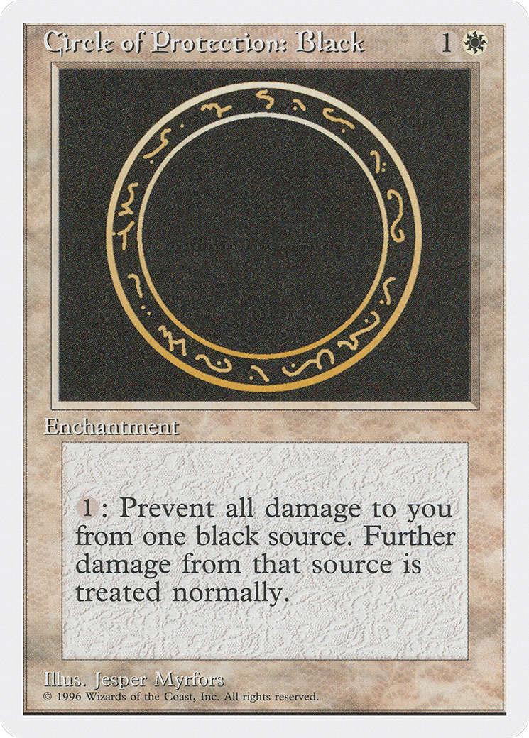 Circle of Protection: Black (ITP-002) - Introductory Two-Player Set