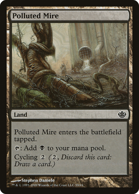 Polluted Mire (DDD-059) - Duel Decks: Garruk vs. Liliana