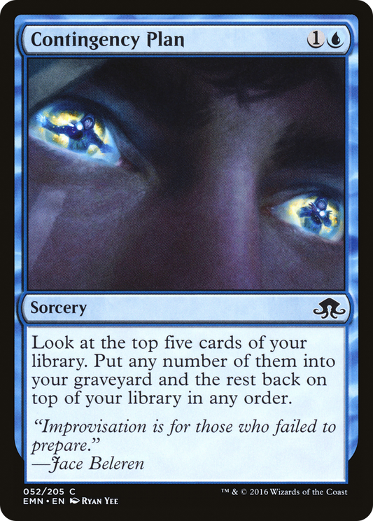 Contingency Plan (EMN-052) - Eldritch Moon Foil