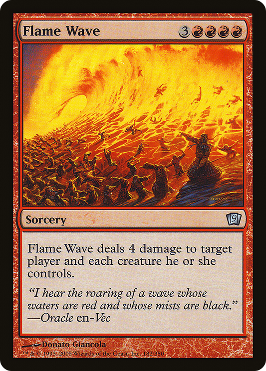 Flame Wave (9ED-182★) - Ninth Edition Foil