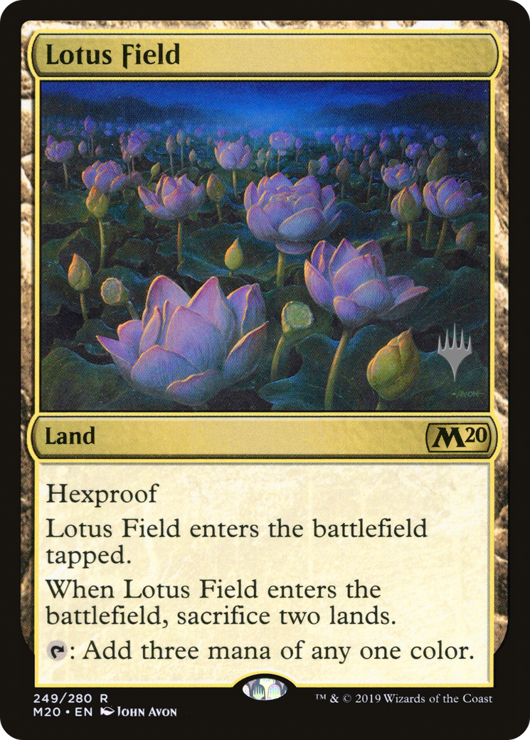 Lotus Field (PM20-249P) - Core Set 2020 Promos