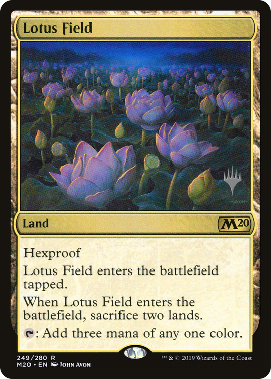 Lotus Field (PPM20-249P) - Core Set 2020 Promos (Promo Pack) Foil