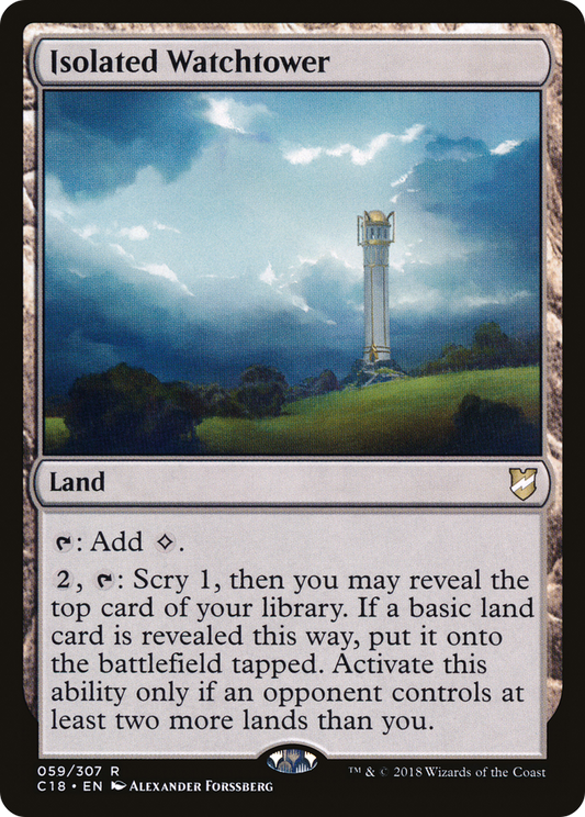 Isolated Watchtower (C18-059) - Commander 2018