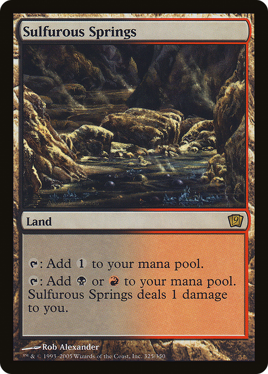 Sulfurous Springs (9ED-325★) - Ninth Edition Foil