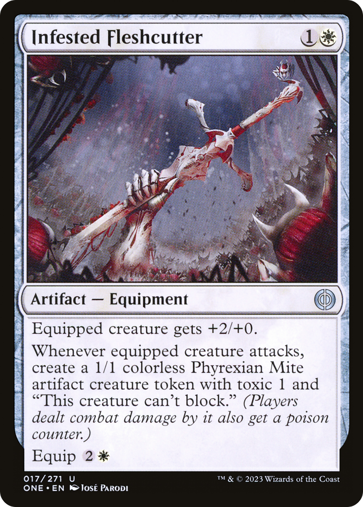 Infested Fleshcutter (ONE-017) - Phyrexia: All Will Be One
