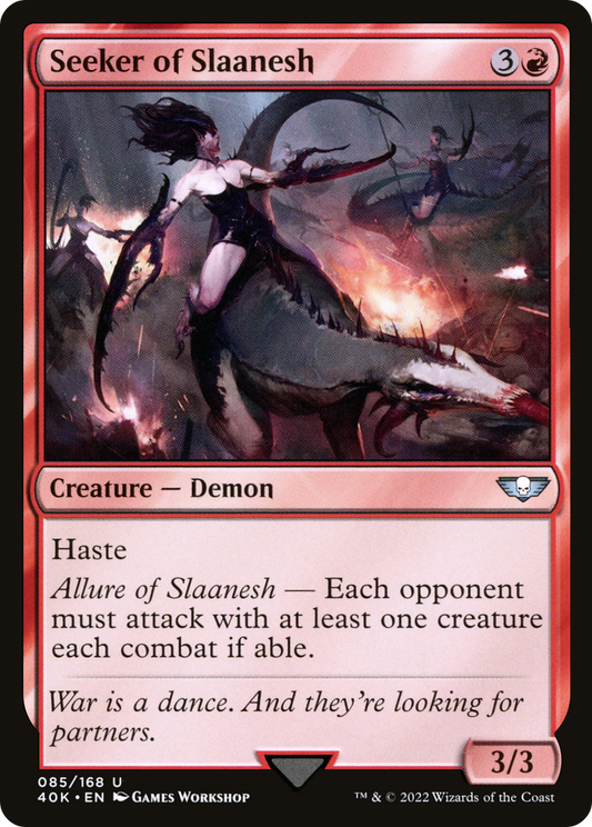 Seeker of Slaanesh (40K-085) - Warhammer 40,000 Commander