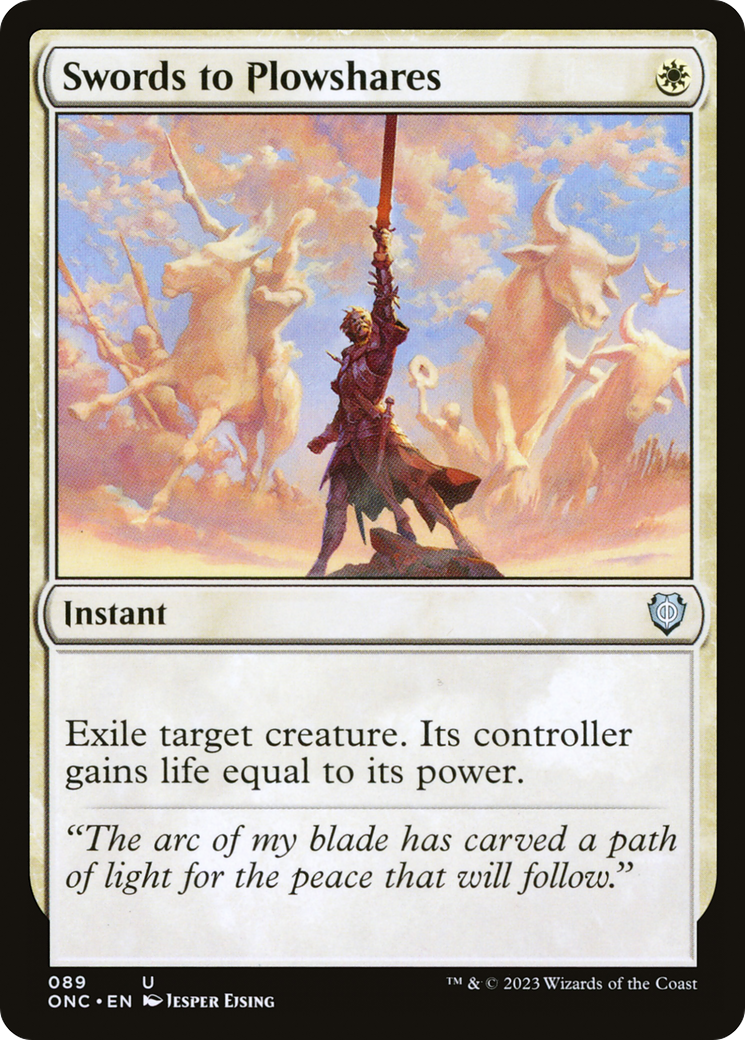 Swords to Plowshares (ONC-089) - Phyrexia: All Will Be One Commander