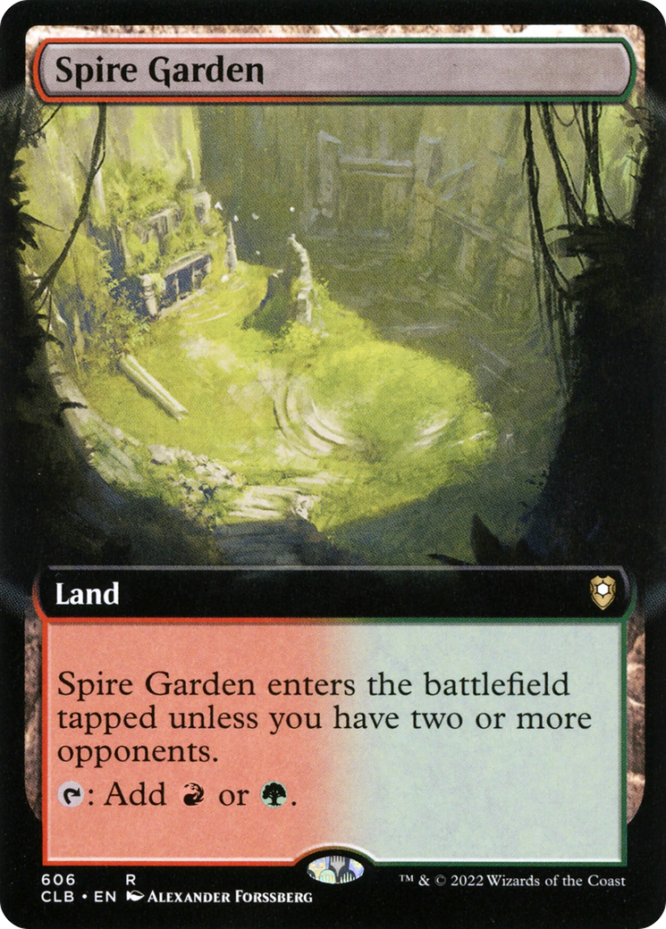 Spire Garden (CLB-606) - Commander Legends: Battle for Baldur's Gate: (Extended Art)