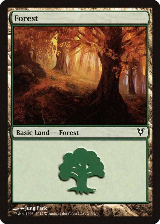 Forest (AVR-243) - Avacyn Restored Foil