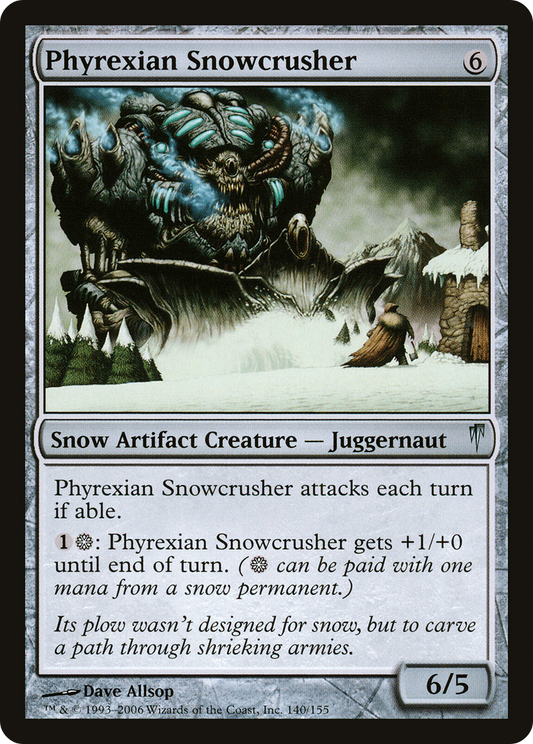 Phyrexian Snowcrusher (CSP-140) - Coldsnap