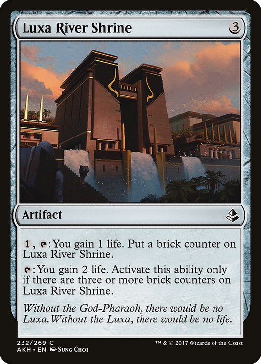 Luxa River Shrine (AKH-232) - Amonkhet Foil