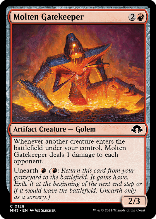 Molten Gatekeeper (MH3-128) - Modern Horizons 3 Foil
