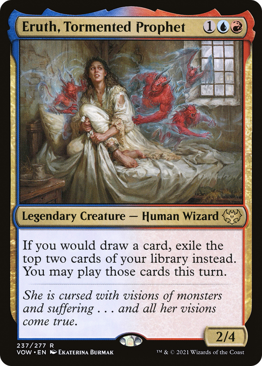 Eruth, Tormented Prophet (VOW-237) - Innistrad: Crimson Vow Foil