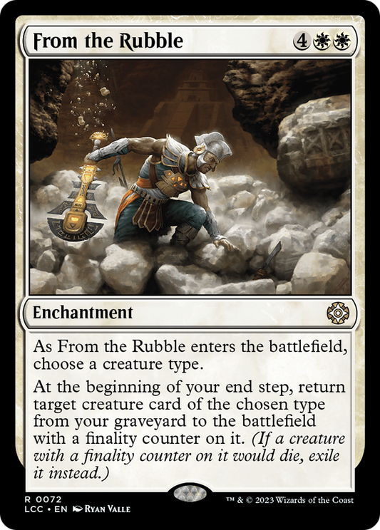 From the Rubble (LCC-072) - The Lost Caverns of Ixalan Commander