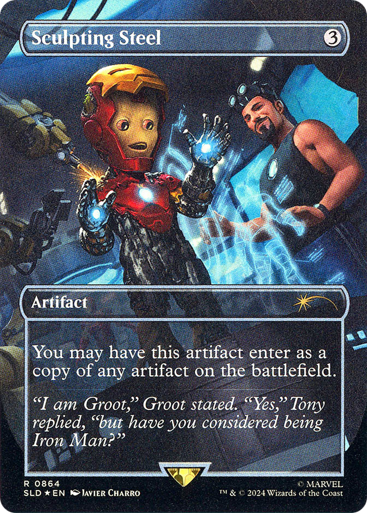 Sculpting Steel (SLD-864) - Secret Lair Drop Foil