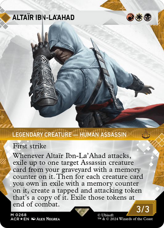 Altaïr Ibn-La'Ahad (ACR-268) - Assassin's Creed: (Showcase) (Borderless) Foil