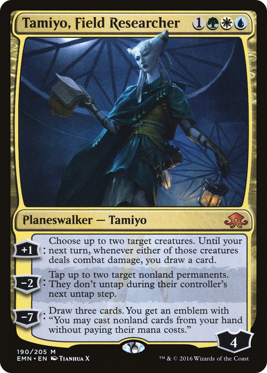 Tamiyo, Field Researcher (EMN-190) - Eldritch Moon Foil