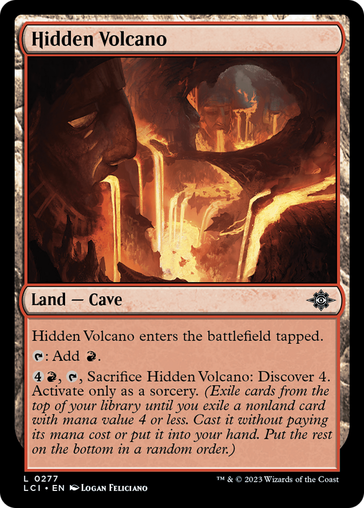 Hidden Volcano (LCI-277) - The Lost Caverns of Ixalan Foil