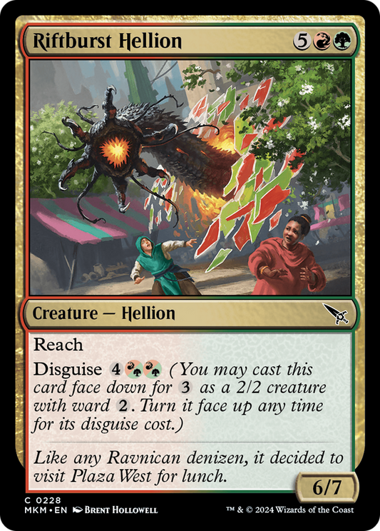 Riftburst Hellion (MKM-228) - Murders at Karlov Manor Foil