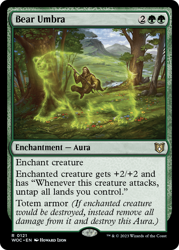 Bear Umbra (WOC-121) - Wilds of Eldraine Commander