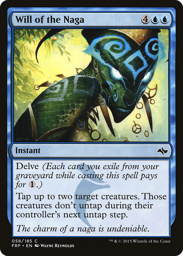 Will of the Naga (FRF-058) - Fate Reforged Foil