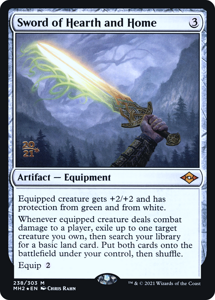 Sword of Hearth and Home (PRE-238) - Modern Horizons 2 Promos (Prerelease) Foil