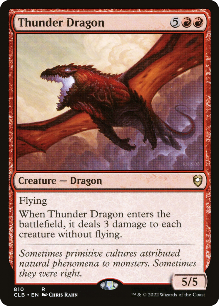 Thunder Dragon (CLB-810) - Commander Legends: Battle for Baldur's Gate