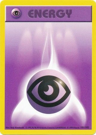 Psychic Energy 101/102 - Base Set Shadowless Unlimited - Common
