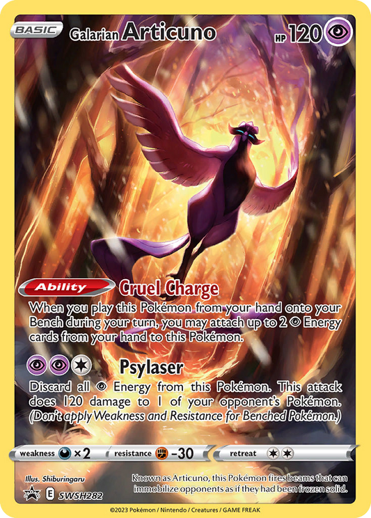 Galarian Articuno SWSH282 - SWSH Black Star Promos Holofoil - Promo