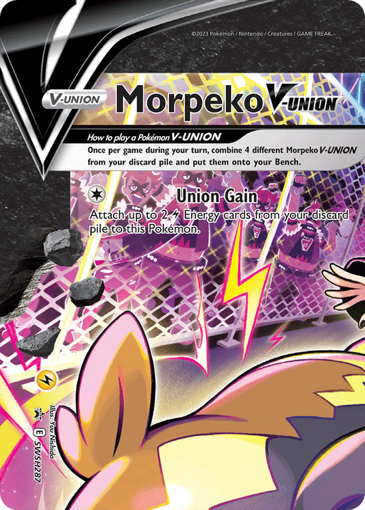 Morpeko V-UNION SWSH287 - SWSH Black Star Promos Holofoil - Promo