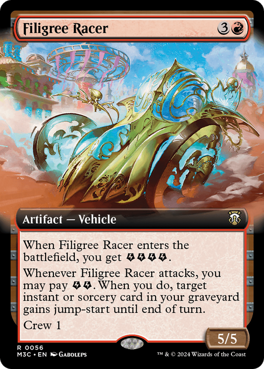 Filigree Racer (M3C-056) - Modern Horizons 3 Commander: (Extended Art)