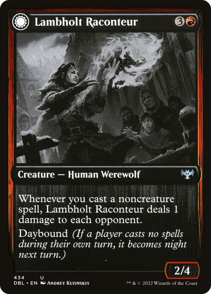 Lambholt Raconteur // Lambholt Ravager (DBL-434) - Innistrad: Double Feature: (Double Faced Transform)