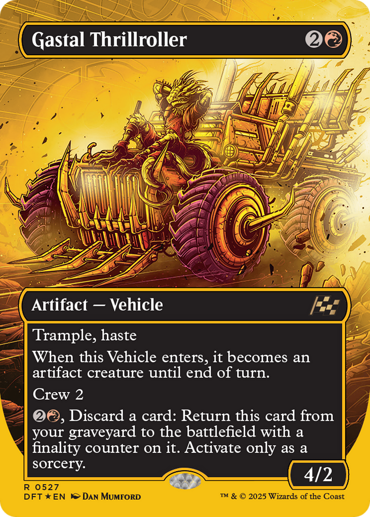Gastal Thrillroller  (Borderless)(DFT-527) - Aetherdrift Foil