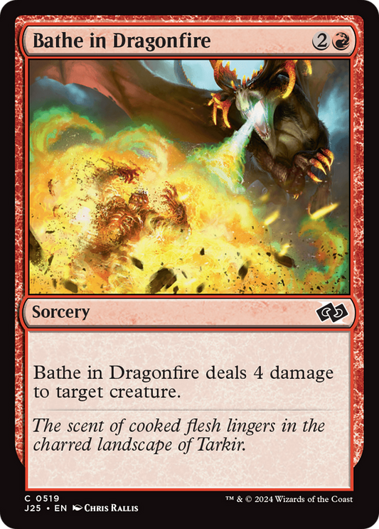 Bathe in Dragonfire (J25-519) - Foundations Jumpstart Foil