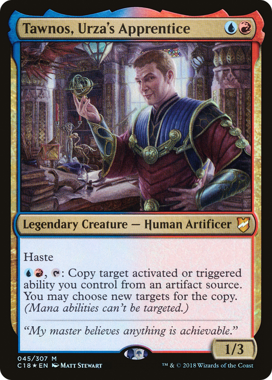 Tawnos, Urza's Apprentice (C18-045) - Commander 2018 Foil