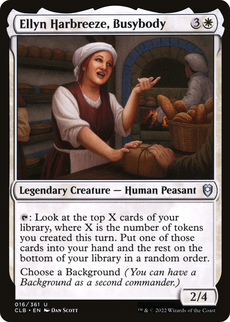 Ellyn Harbreeze, Busybody (CLB-016) - Commander Legends: Battle for Baldur's Gate Foil