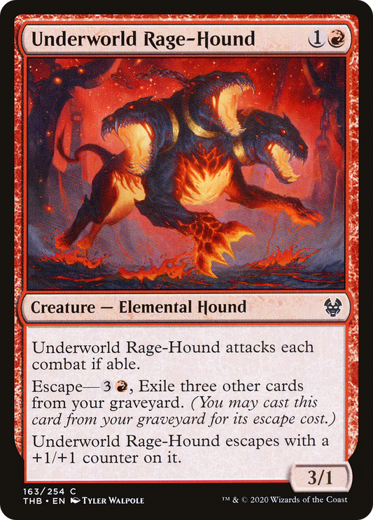 Underworld Rage-Hound (THB-163) - Theros Beyond Death Foil