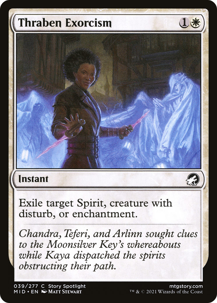 Thraben Exorcism (MID-039) - Innistrad: Midnight Hunt Foil