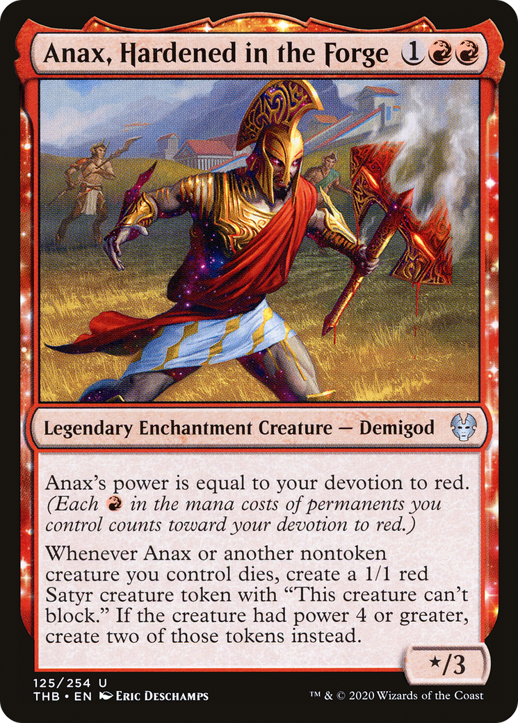Anax, Hardened in the Forge (THB-125) - Theros Beyond Death