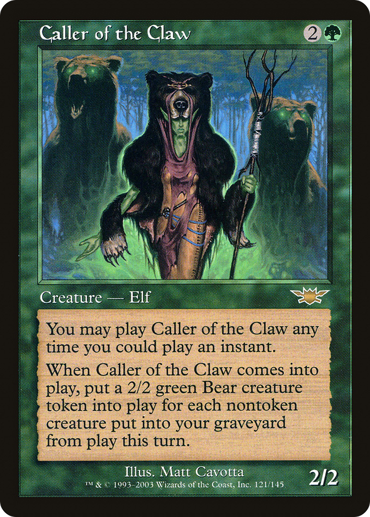 Caller of the Claw (LGN-121) - Legions Foil