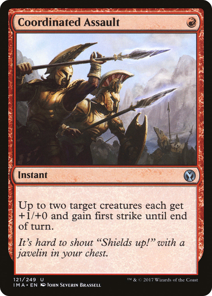 Coordinated Assault (IMA-121) - Iconic Masters Foil