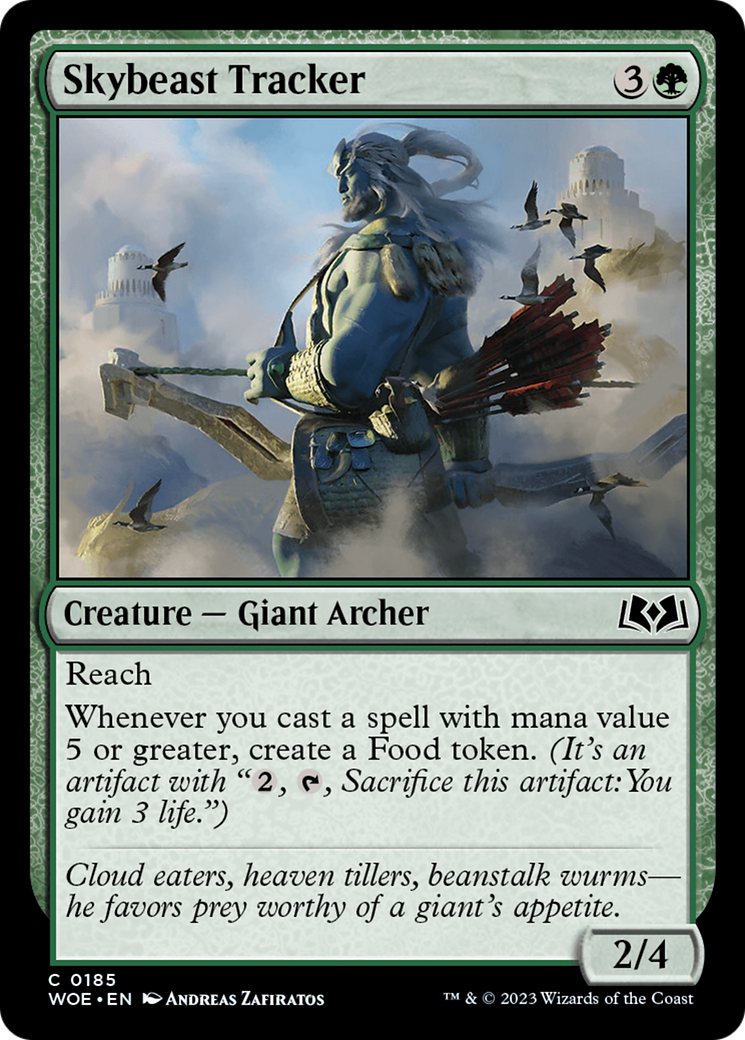 Skybeast Tracker  (WOE-185) - Wilds of Eldraine Foil