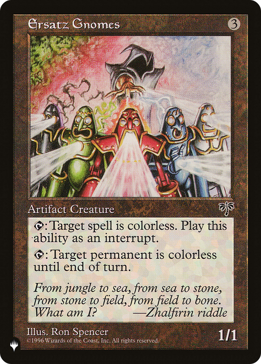 Ersatz Gnomes (LIST-MIR-301) - The List