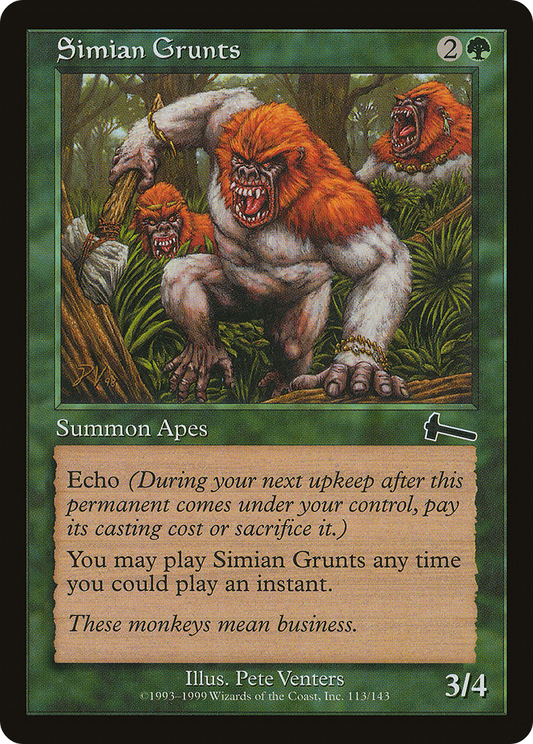 Simian Grunts (ULG-113) - Urza's Legacy