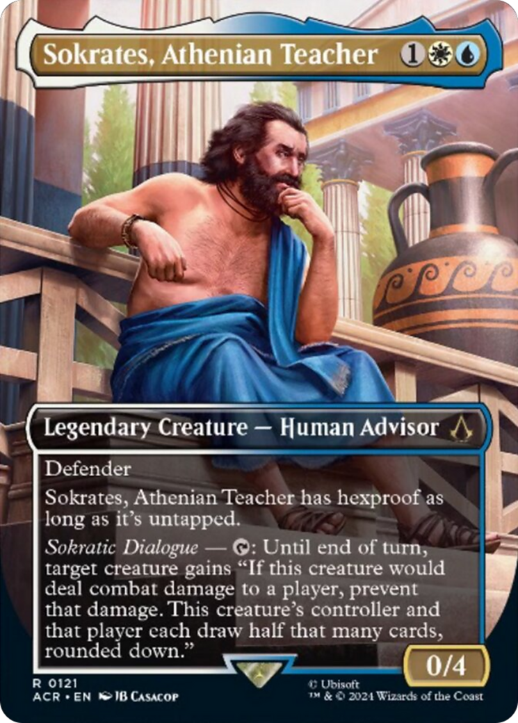 Sokrates, Athenian Teacher (ACR-121) - Assassin's Creed (Borderless) Foil